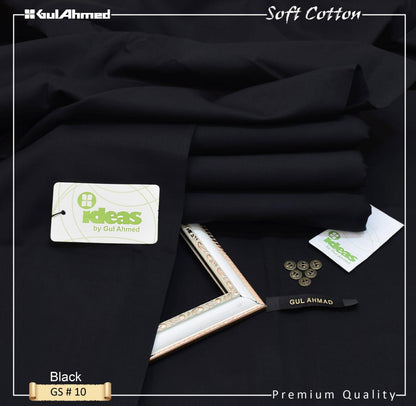 GUL AHMAD SOFT COTTON (METAL BUTTONS FREE)