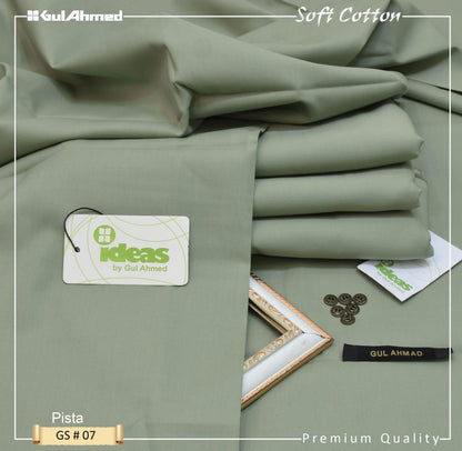 GUL AHMAD SOFT COTTON (METAL BUTTONS FREE)