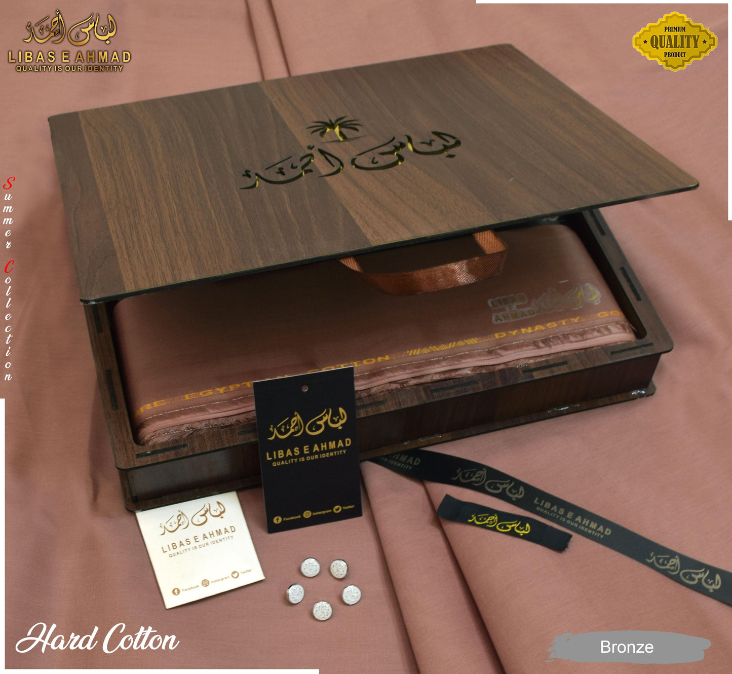 LIBAS e AHMAD EXECUTIVE COTTON (WOODEN BOX PACK SUIT)