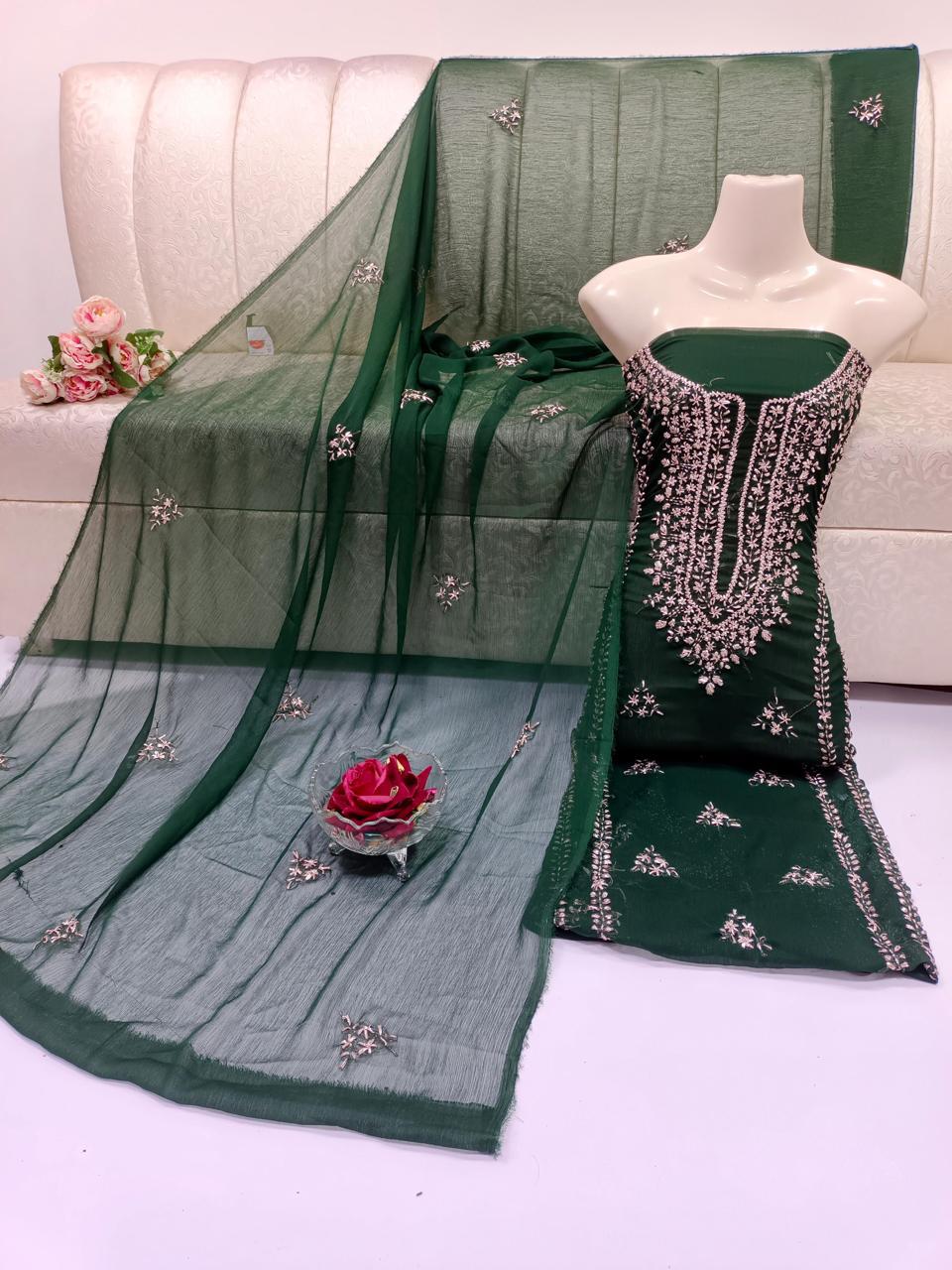 2pc Gotta Work Dress (Shirt & Dupatta)