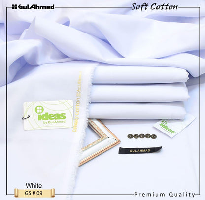 GUL AHMAD SOFT COTTON (METAL BUTTONS FREE)