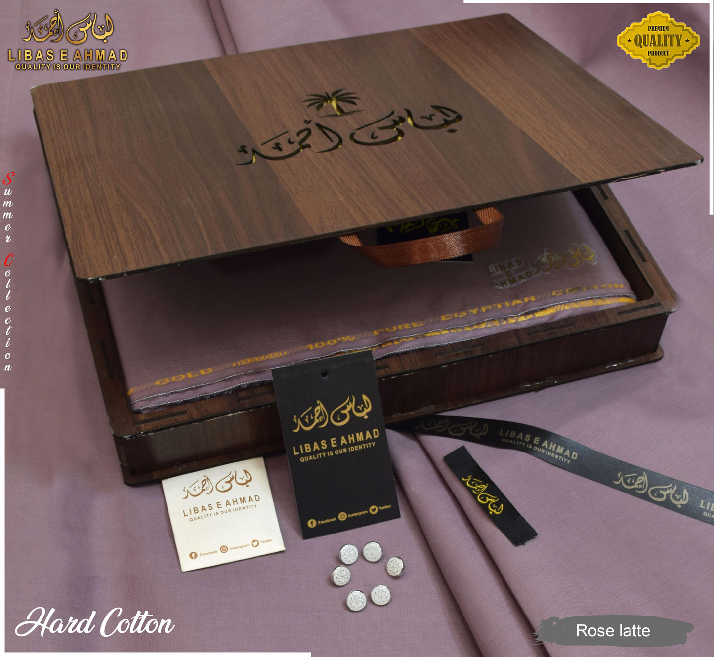 LIBAS e AHMAD EXECUTIVE COTTON (WOODEN BOX PACK SUIT)